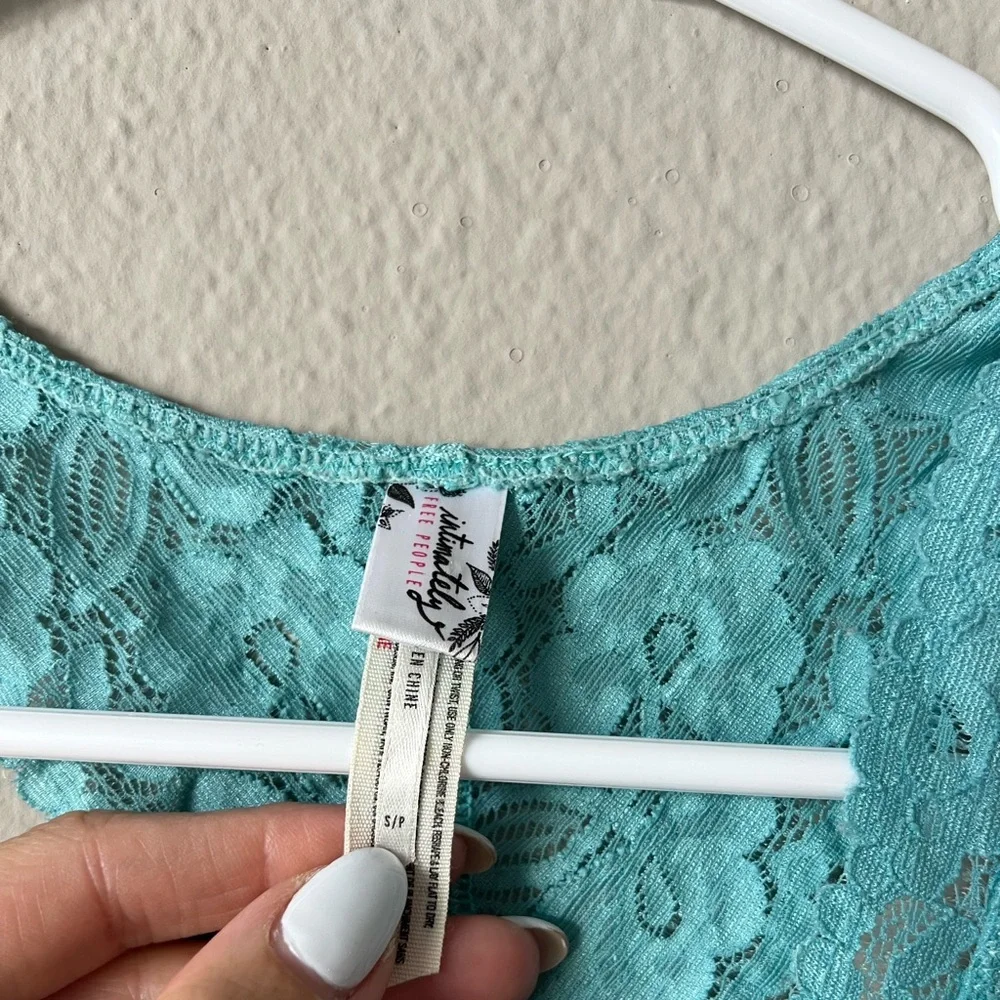 Intimately Free People Turquoise Lace Bralette - Picture 3 of 3